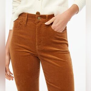 High rise skinny J crew cords